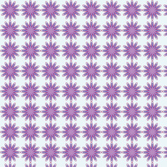 Seamless flower pattern design vector