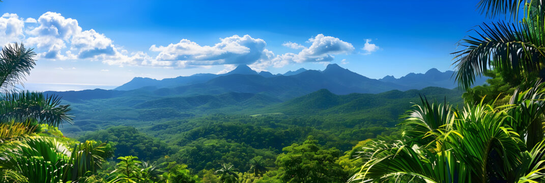 Yokahu Tower Scenic View in El Yunque Puerto Rico
