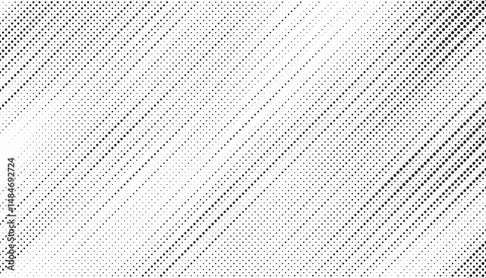 Leinwandbilder Halftone background vector, abstract backdrop design with two tone pattern and copy space for edit your content