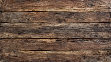 Fototapeta premium Hyper realistic, high quality photo of weathered brown wooden planks with deep grain, scratches, and rustic tones. Clean, minimalistic studio shot.