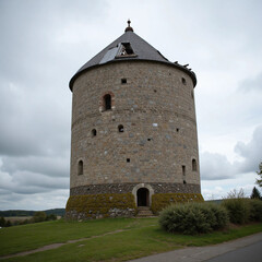 Fototapeta premium Ruined Windmills