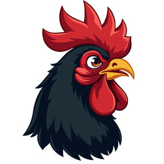 rooster vector illustration