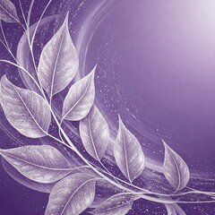 Obraz premium Purple leaves background