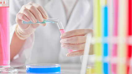 Hands Performing Scientific Experiments in a Modern
Laboratory Setting.