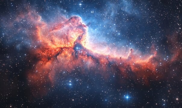 Captivating starry sky perfect for sci-fi enthusiasts.