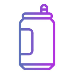 beer can Gradient icon