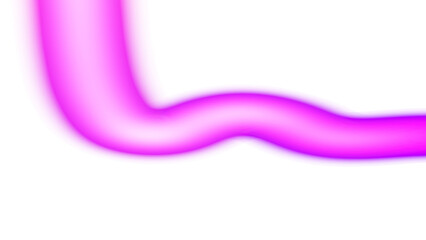 Transparent neon glowing wave lines futuristic