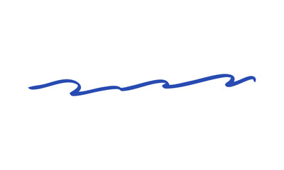 blue hand writing illustration
