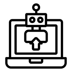 uploud Line Icon