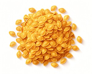 Roasted Pumpkin Seeds Heap of Golden Yellow Pepitas Healthy Snack Food