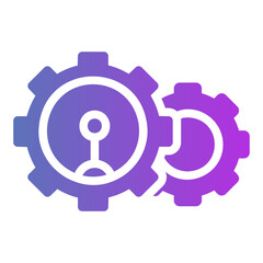 gear Gradient icon