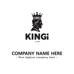 King logo company design vector illustration