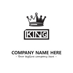 King logo company design vector illustration