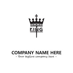 King logo company design vector illustration