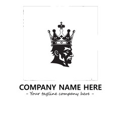 King logo company design vector illustration