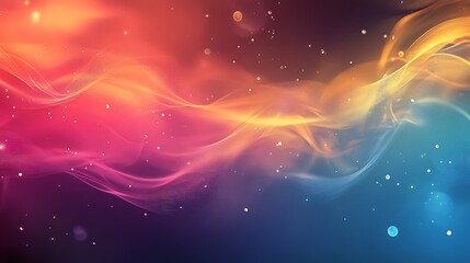 Obraz premium Abstract swirling nebula, vibrant hues