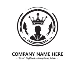 King logo company design vector illustration