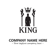 King logo company design vector illustration