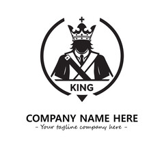 King logo company design vector illustration