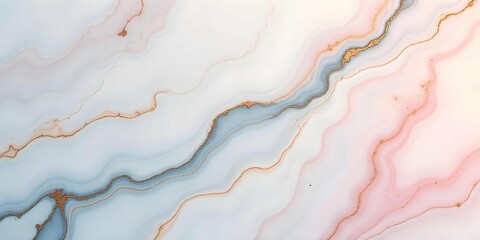 Gray Pink Beige Marble Texture High Contrast Swirling Stone Background.