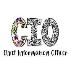 Colorful Leopard Print CIO Chief Information Officer Design