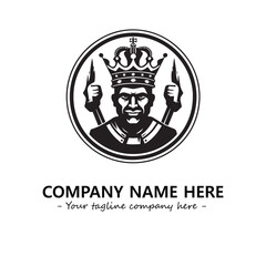 King logo company design vector illustration