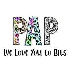 Cute PAP Design with Flowers and Leopard Print for Apparel