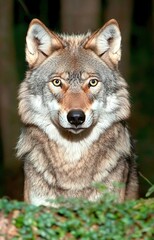 Fototapeta premium wolf in the woods