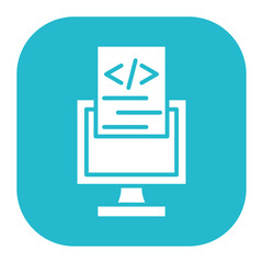 Fototapeta premium Code Icon