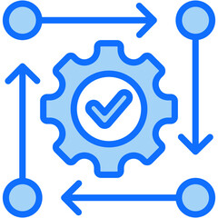 Obraz premium Deployment Pipeline Mixed Icon Vector Illustration