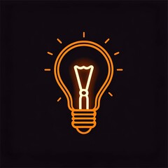 light bulb with idea
