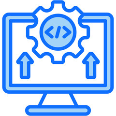 Service Mesh Mixed Icon Vector Illustration