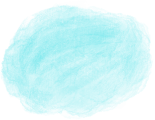 Sky blue watercolor spot. Abstract turquoise watercolor background for cards and flyers design