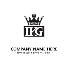 King logo company design vector illustration