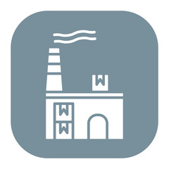 Focused Factory Production Icon