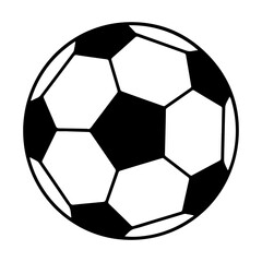 soccer ball isolated on white