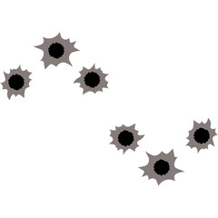 Bullet Hole Vector