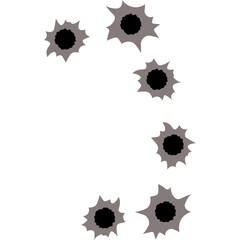 Bullet Hole Vector