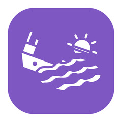Boat Sink Icon