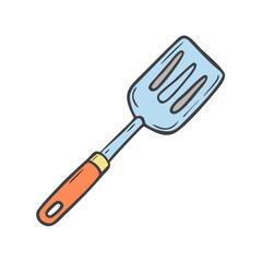 bbq spatula icon, bbq spatula vector illustration-simple illustration of bbq spatula, perfect for bbq spatula logos and icons