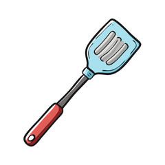 bbq spatula icon, bbq spatula vector illustration-simple illustration of bbq spatula, perfect for bbq spatula logos and icons