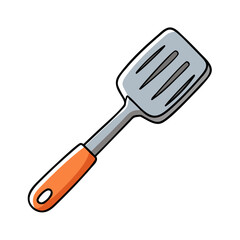 bbq spatula icon, bbq spatula vector illustration-simple illustration of bbq spatula, perfect for bbq spatula logos and icons