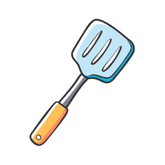 bbq spatula icon, bbq spatula vector illustration-simple illustration of bbq spatula, perfect for bbq spatula logos and icons