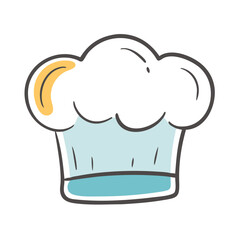 chef s hat icon, chef s hat vector illustration-simple illustration of chef s hat, perfect for chef s hat logos and icons