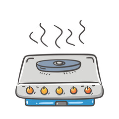 Fototapeta premium hot stove icon, hot stove vector illustration-simple illustration of hot stove, perfect for hot stove logos and icons