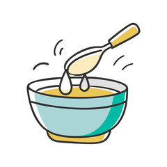 mixing ingredients icon, mixing ingredients vector illustration-simple illustration of mixing ingredients, perfect for mixing ingredients logos and icons