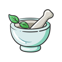 mortar and pestle icon, mortar and pestle vector illustration-simple illustration of mortar and pestle, perfect for mortar and pestle logos and icons