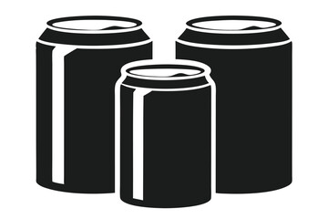 beverage-cans-silhuette---vector-art-illustriton-w.eps