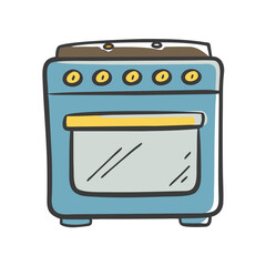 oven icon, oven vector illustration-simple illustration of oven, perfect for oven logos and icons