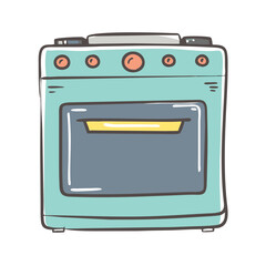 oven icon, oven vector illustration-simple illustration of oven, perfect for oven logos and icons